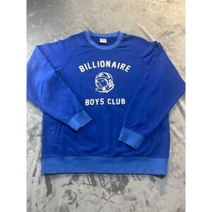 Billionaire Boys Club Astronaut Graphic Crewneck Sweatshirt Blue XX Large